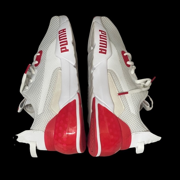 PUMA Cell Phase Red and White Sneakers Size 8 192638-03 - Picture 7 of 11